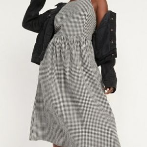 NWT-Old Navy Gingham Midi Cami Dress- Large